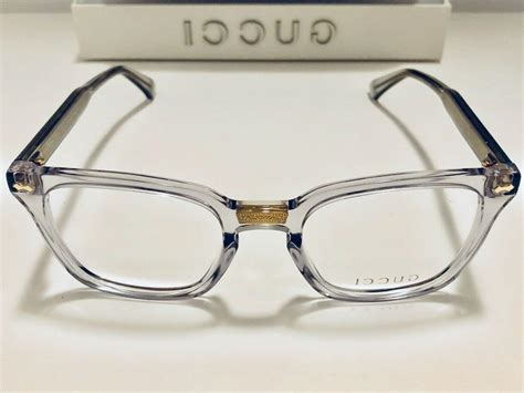 gucci glasses frame ladies|clear Gucci prescription glasses.